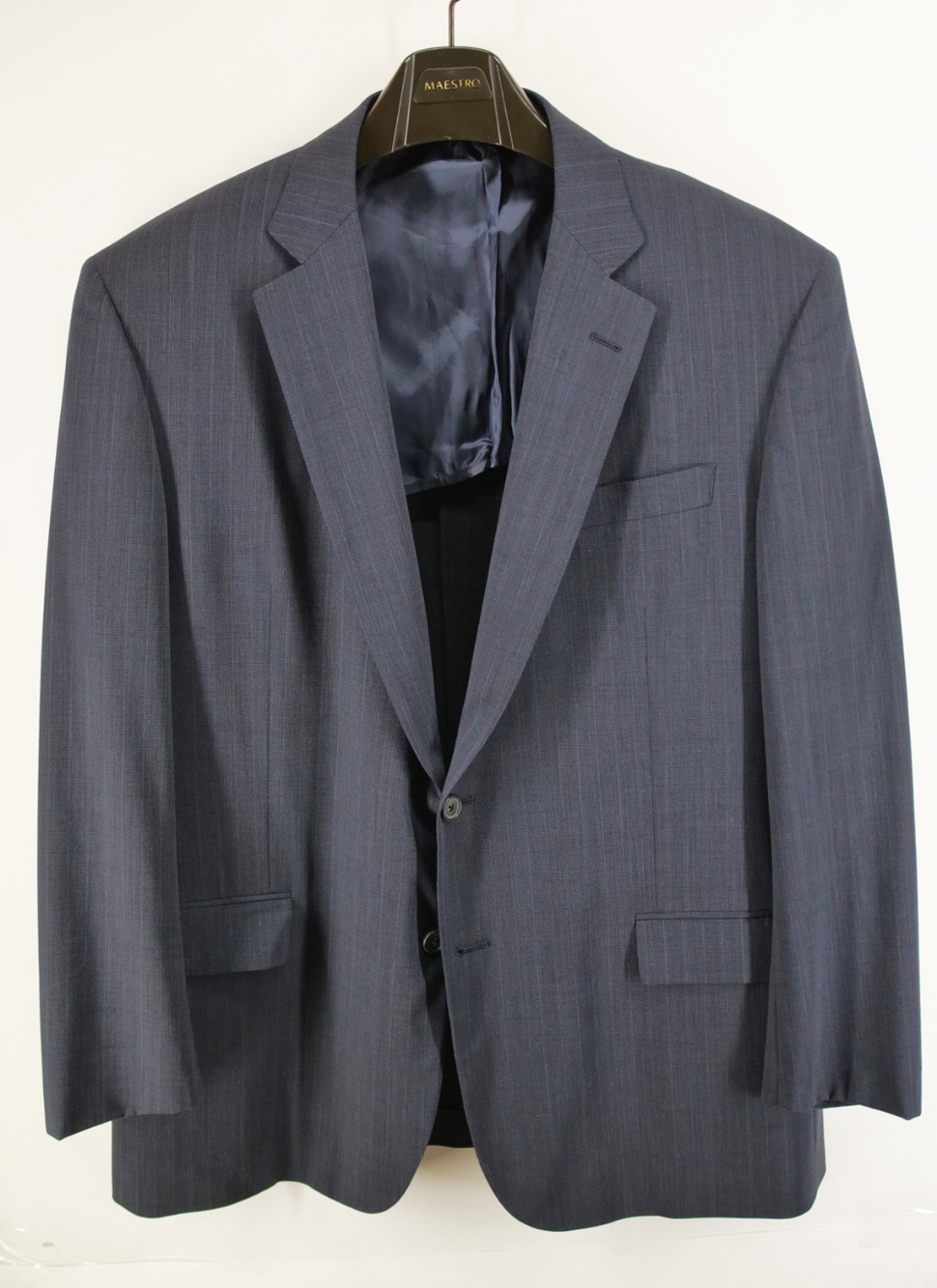 Brooks Brothers Blazer Mens 46R Madison BrooksCool Full Canvas Wool Jacket Blue